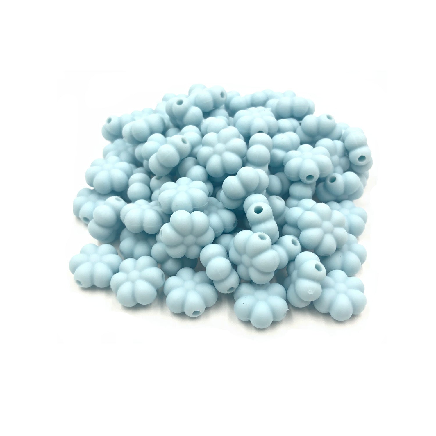 Cuentas sueltas de calabaza multicolor de calabaza de calabaza de silicona al por mayor